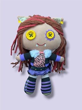 Monster High Rag Doll Clawdeen Wolf